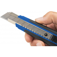 Dahle 10875 Allround Cuter con Cuchilla de 18mm, Bloqueo automatico, Guia Metalica
