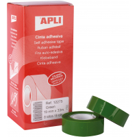 Apli Cinta Adhesiva Verde 19mm x 33m