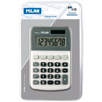 Milan Calculadora de 8 Digitos, Sobremesa, Gris