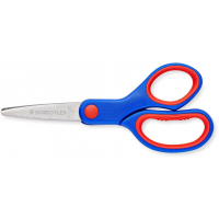 Staedtler Noris 965 Tijera Escolar de Seguridad, Agarre Ergonomico Suave, Cuchillas Romas, 14cm