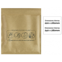 PACK 10 Sobres de Burbujas Acolchados 220x260 mm Nº15