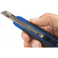 Dahle 10870 Allround Cuter con Cuchilla de 9mm, Bloqueo automatico, Guia Metalica