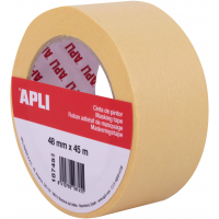 Apli Cinta Pintor 48mm x 45m, Resistente a la Humedad, Ideal para Pintura y Decoracion, Azul