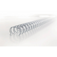 GBC Wirebind Encuadernacion de Alambre 3:1 No.5, 8mm, A4 Negro (100), Duraderas, Proteccion de Espaciado de Precision, Construcc