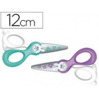Maped Kidikut Tijera Escolar Punta Redonda, Cuchillas en Fibra de Vidrio, 12 cm
