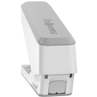 Fellowes LX840 Grapadora con Proteccion Microban, Hasta 25 Hojas, Quitagrapas Extraible, Blanco