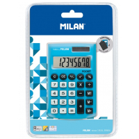 Milan Digitos Pocket Calculadora 8, Bolsillo, Azul