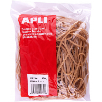 Apli Gomas Elasticas de 14cm. Bolsa de 100gr