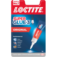 Loctite Super Glue-3 Original Pegamento Transparente Instantaneo 3gr