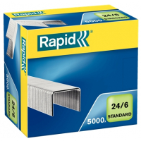 Rapid Confort Caja de 5000 Grapas 24/6, Alambre Flexible
