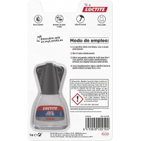 Loctite Super Glue-3 Pincel 5gr, Adhesivo Universal Triple Resistencia, Fuerza y Uso Instantaneo, 2640969/2046283/2640782/264