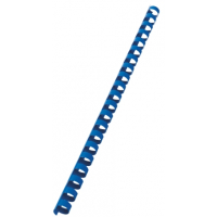 GBC Pack de 100 Canutillos Encuadernacion de Plastico Combbind, 8mm, Azul
