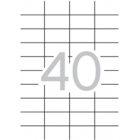 Apli Etiquetas Permanentes 52.5x29.7 mm. 100 Hojas A4