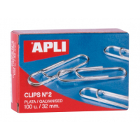 Clips Galvanizados de 32mm. Caja 100 uds. Apli Nº2 