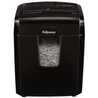 Fellowes 8C Destructora de Papel Manual Corte en Particulas, Destruye hasta 8 Hojas, 14L