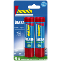 Pack de 2 Barras de Pegamento Imedio de 21grs, Apto para Uso Escolar