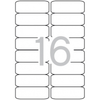Apli Etiquetas Permanentes 99.1x34.0 mm. Caja de 500 Hojas A4