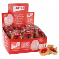 Apli PACK de 55 Cintas Adhesivas Transparente 12 mm x 33 m