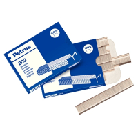 Petrus Caja de 1000 Grapas 202 Galvanizadas, Hasta 10 Hojas, Patilla de 4mm