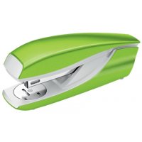 Petrus 635 WOW Grapadora Metalica + Caja de 200 Grapas, Hasta 30 Hojas, Verde Metalizado
