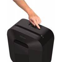 Fellowes LX25M Destructora de Papel Manual Minicorte, Destruye hasta 6 Hojas, 11.5L