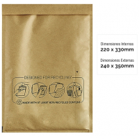 PACK 10 Sobres de Burbujas Acolchados 220x330 mm Nº16 