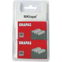 Pack de 2 Cajas de 500 Grapas 26/6 Economicas